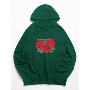 Vintage Rose Floral Graphic Drawstring P...