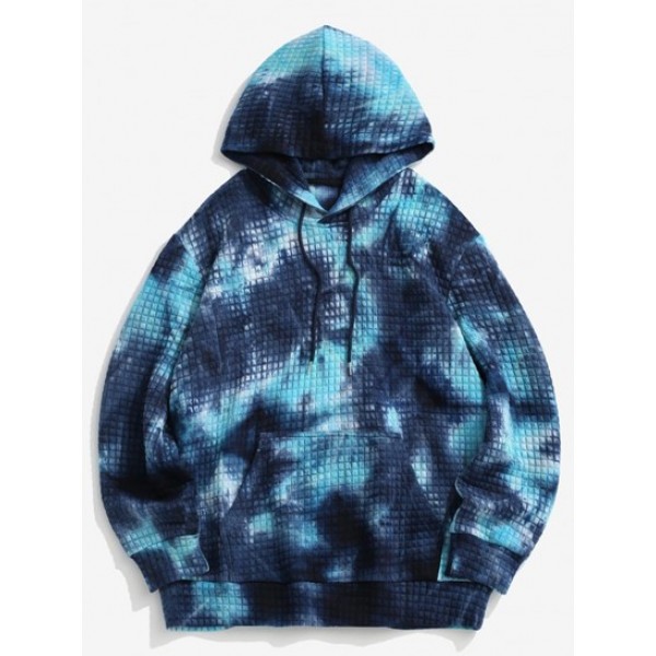 Front Pocket Tie Dye Hoodie