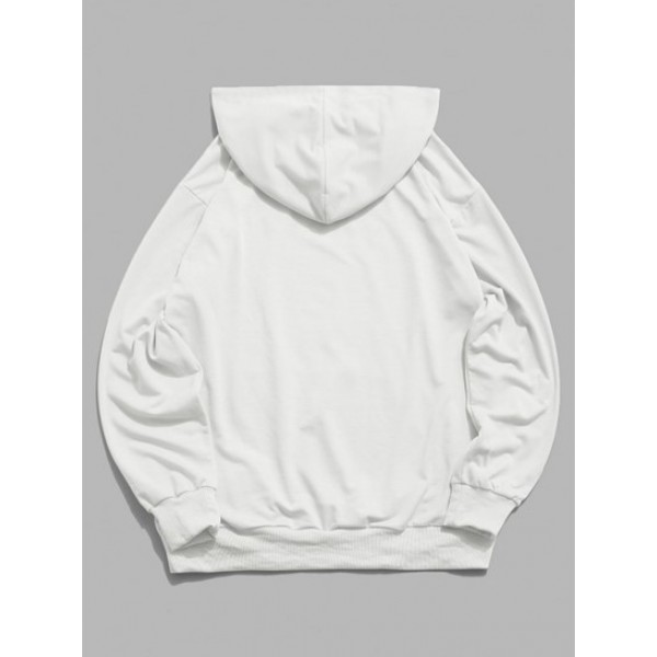 Forgive Rose Pattern Hoodie