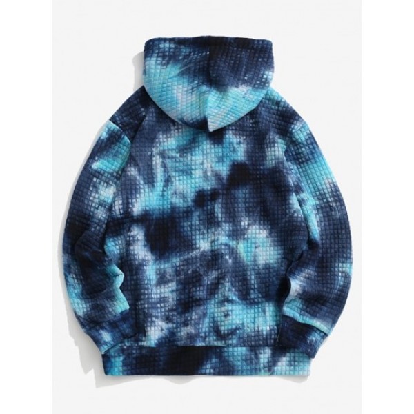 Front Pocket Tie Dye Hoodie